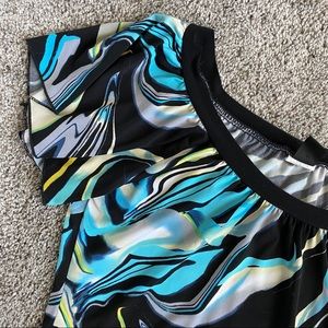 Retro Off Shoulder Scoop Neck Top